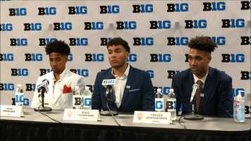 Free download Indiana basketball players at Big Ten Media Day video and edit with RedcoolMedia movie maker MovieStudio video editor online and AudioStudio audio editor onlin