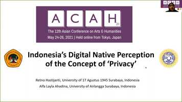 Free download Indonesias Digital Native Perception of the Concept of Privacy video and edit with RedcoolMedia movie maker MovieStudio video editor online and AudioStudio audio editor onlin