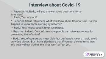 Free download Interview about Covid 19.pptx video and edit with RedcoolMedia movie maker MovieStudio video editor online and AudioStudio audio editor onlin