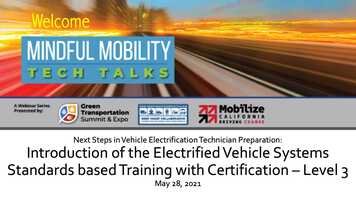 Free download Introduction of the Electrified Vehicle Systems Standards based Training with Certification  Level 3 video and edit with RedcoolMedia movie maker MovieStudio video editor online and AudioStudio audio editor onlin