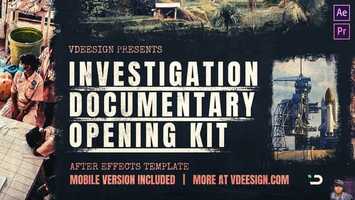 Free download Investigation Documentary Opening Kit | After Effects Project Files - Videohive template video and edit with RedcoolMedia movie maker MovieStudio video editor online and AudioStudio audio editor onlin