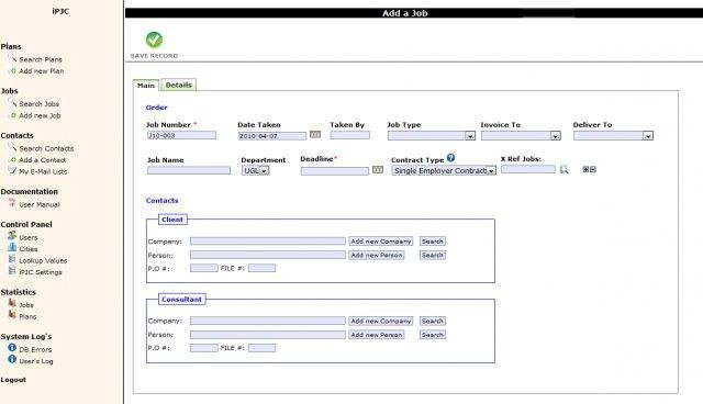 Download web tool or web app iPJC Land Surveyors Database Software