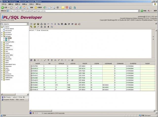 Download web tool or web app iPL/SQL Developer