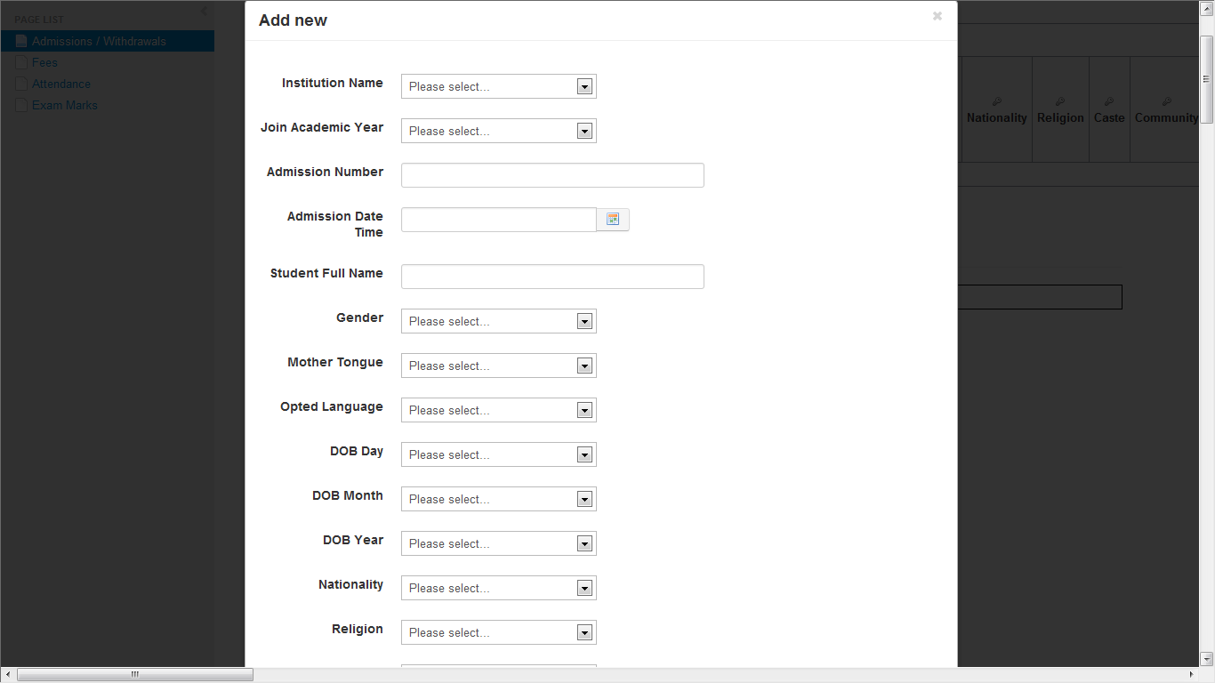 Download web tool or web app IRBS - Institutional Registers Backup