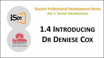 Free download iSee Teacher Professional Development Series: Part 1.4 Introducting Dr Deniese Cox video and edit with RedcoolMedia movie maker MovieStudio video editor online and AudioStudio audio editor onlin