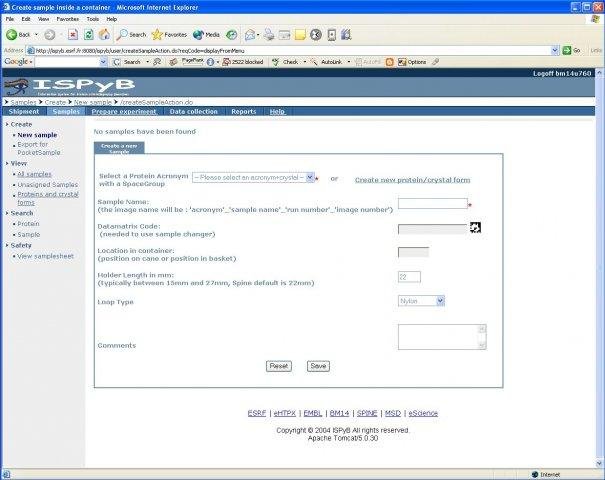 Download web tool or web app ISPyB