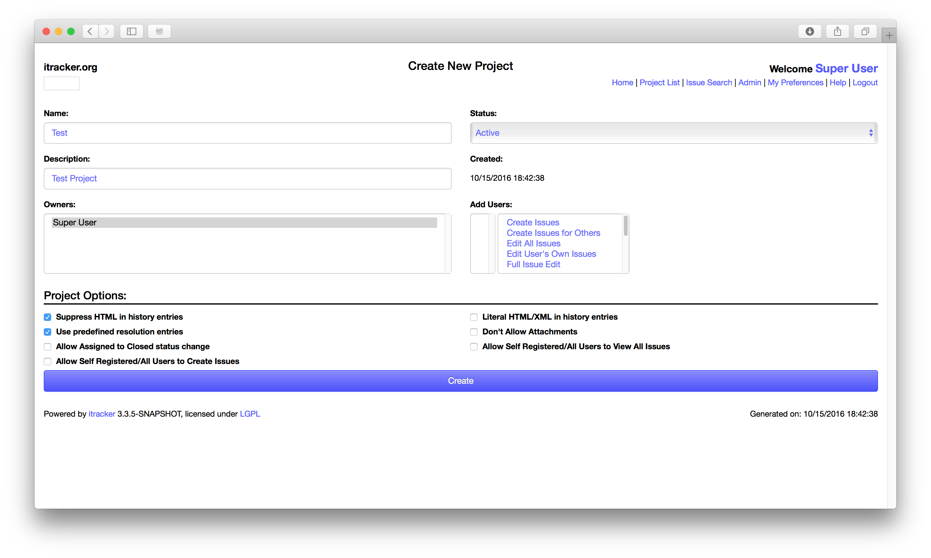 Download web tool or web app itracker