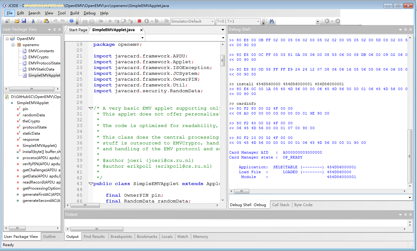 Download web tool or web app Java-Card-OpenEMV