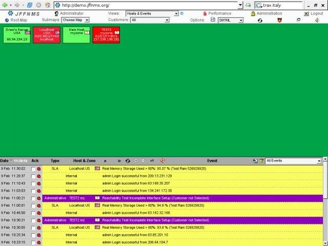 Download web tool or web app JFF Network Management System (NMS)