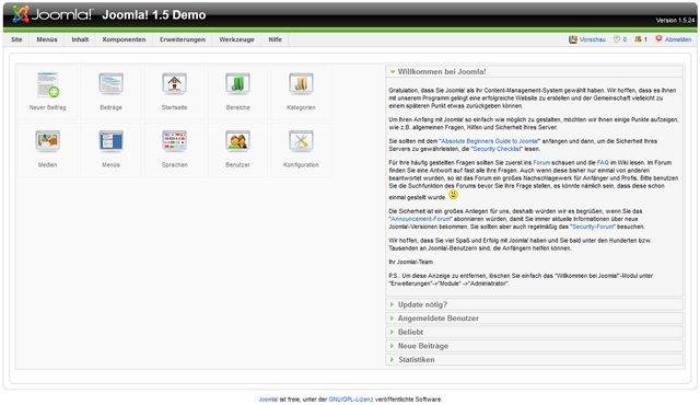 Download web tool or web app J!German - Joomla! translation in German