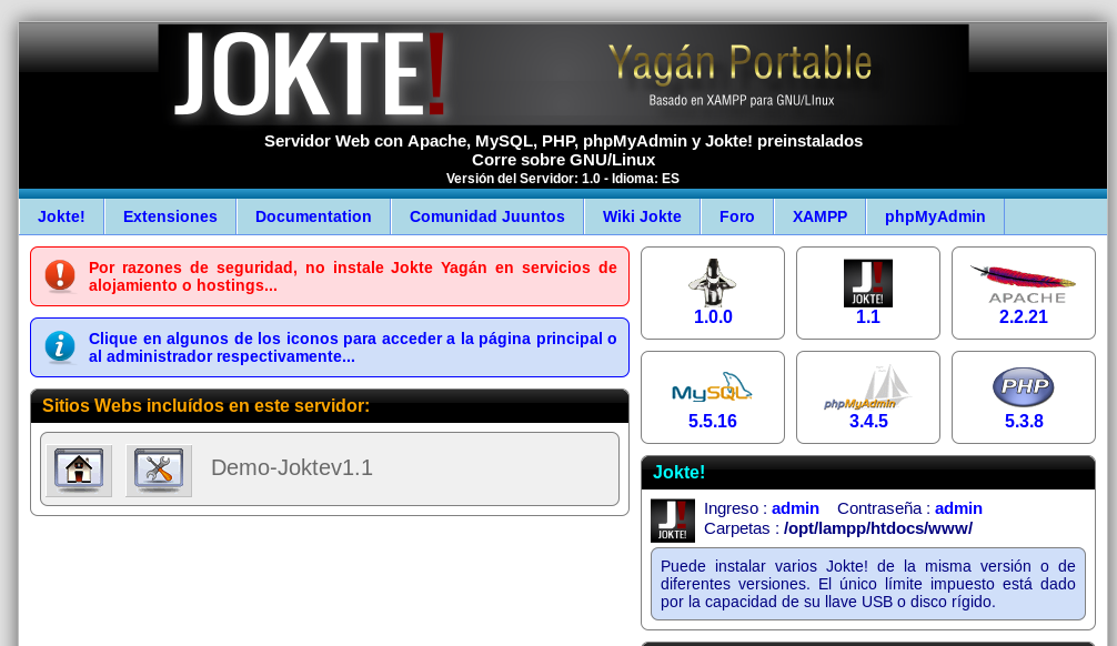 Download web tool or web app Jokte Yagán