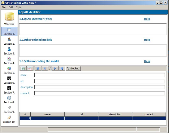 Download web tool or web app JRC QSAR Model Database