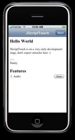 Download web tool or web app JScriptTouch