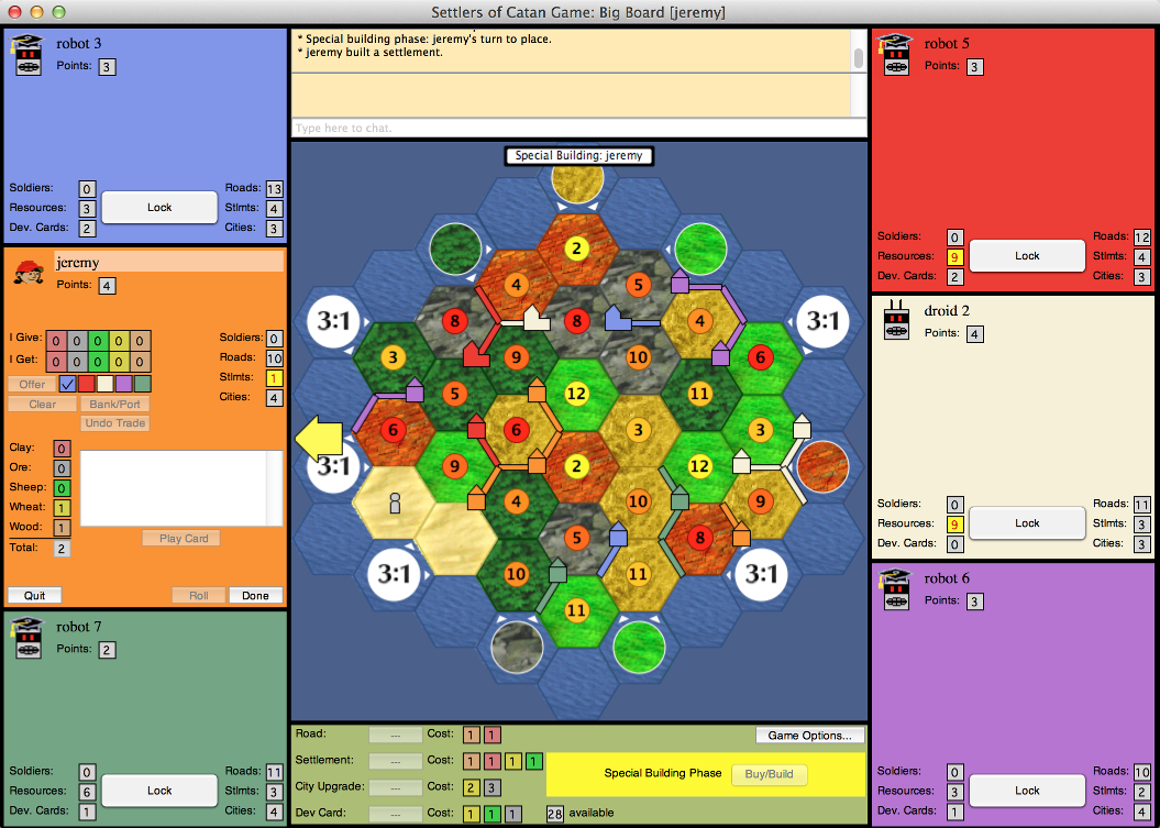 Download web tool or web app JSettlers2 - Java Settlers of Catan