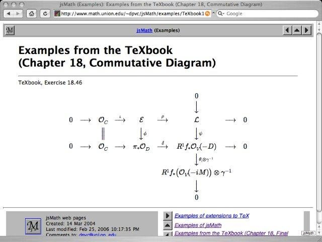 Download web tool or web app jsMath