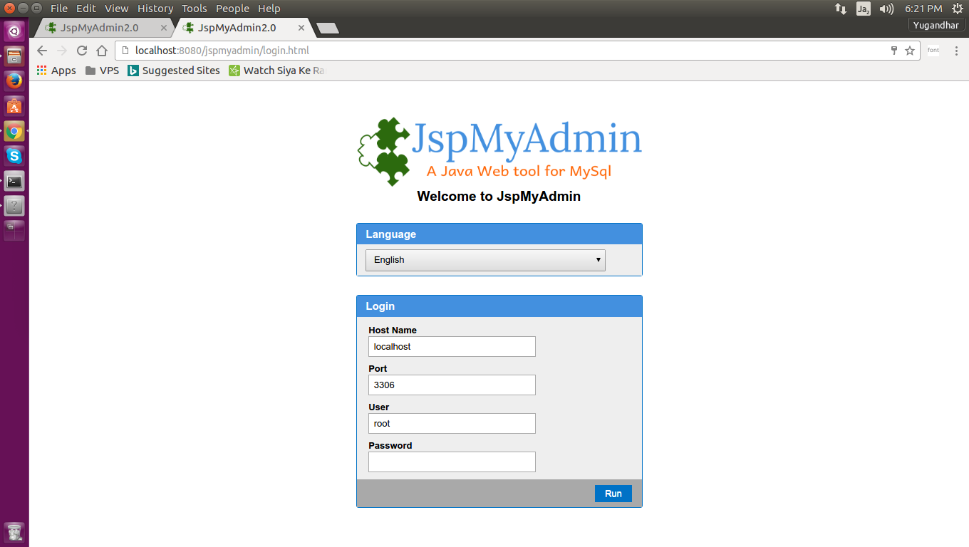 Download web tool or web app JspMyAdmin2