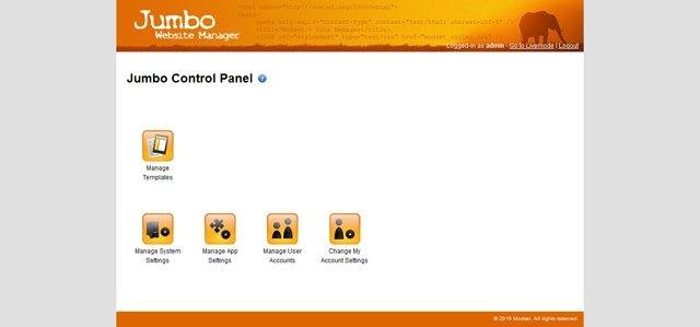 Download web tool or web app Jumbo Website Manager