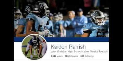 Free download Kaiden Parrish - Sr. - G-C Valor Christian HS Football - Highlight Video video and edit with RedcoolMedia movie maker MovieStudio video editor online and AudioStudio audio editor onlin