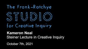 Free download Kameron Neal // Steiner Lecture in Creative Inquiry, 10/07/2021 video and edit with RedcoolMedia movie maker MovieStudio video editor online and AudioStudio audio editor onlin