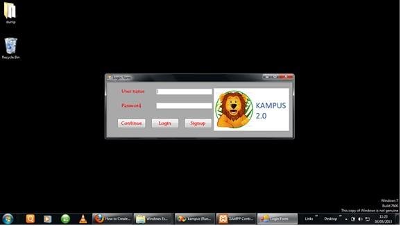 Download web tool or web app KAMPUS Web Package