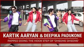 Free download Kartik Aaryan and Deepika Padukone were papped doing the hook step of Dheeme Dheeme video and edit with RedcoolMedia movie maker MovieStudio video editor online and AudioStudio audio editor onlin