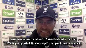 Free download Klopp esalta Alisson Semplicemente straordinario video and edit with RedcoolMedia movie maker MovieStudio video editor online and AudioStudio audio editor onlin