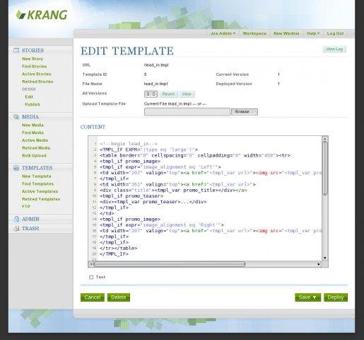 Download web tool or web app Krang