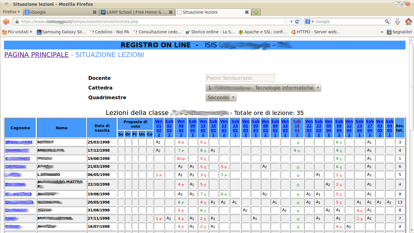 Download web tool or web app LAMPSchool