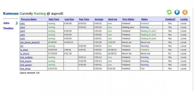 Download web tool or web app Lance job scheduler