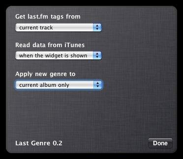 Download web tool or web app Last Genre