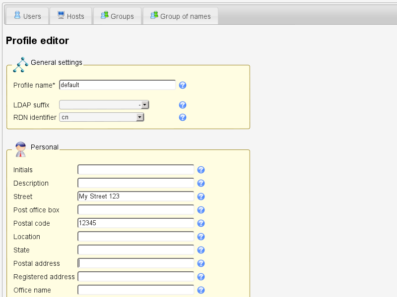 Download web tool or web app LDAP Account Manager