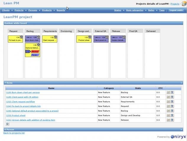 Download web tool or web app LeanPM