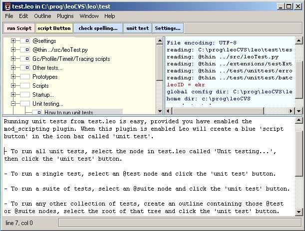 Download web tool or web app Leo: a programmers editor  more