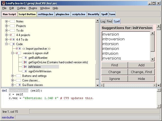 Download web tool or web app Leo: a programmers editor  more