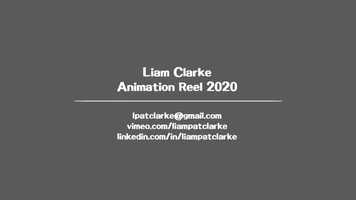 Free download Liam Clarke - Animation Reel 2020 video and edit with RedcoolMedia movie maker MovieStudio video editor online and AudioStudio audio editor onlin