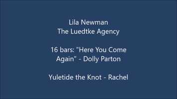 Free download Lila Newman: Yuletide the Knot - Rachel - 16 Bars Singing video and edit with RedcoolMedia movie maker MovieStudio video editor online and AudioStudio audio editor onlin