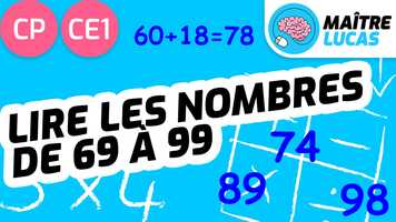 Free download Lire les nombres de 69  99 - Numration - Maths CP - CE1 - Cycle 2 video and edit with RedcoolMedia movie maker MovieStudio video editor online and AudioStudio audio editor onlin