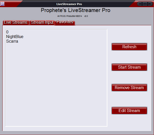 Download web tool or web app LiveStreamer For Twitch.tv