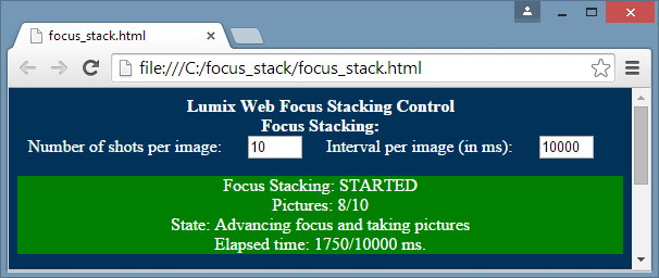 Download web tool or web app Lumix_Wifi_Focus_Stack