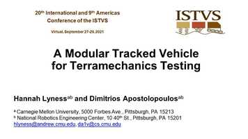 Free download Lyness_019_A modular tracked vehicle for terramechanics testing_ISTVS2021.mp4 video and edit with RedcoolMedia movie maker MovieStudio video editor online and AudioStudio audio editor onlin