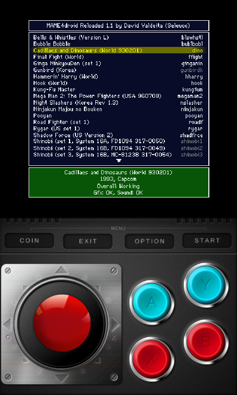 Download web tool or web app MAME4droid