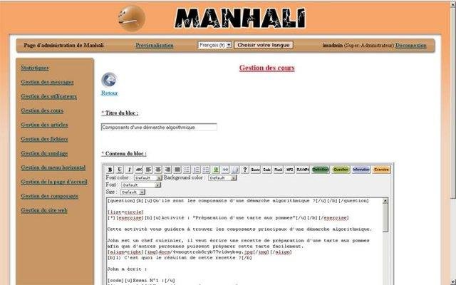 Download web tool or web app Manhali