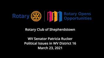 Free download March 23, 2021: WV Senator Patricia Rucker video and edit with RedcoolMedia movie maker MovieStudio video editor online and AudioStudio audio editor onlin