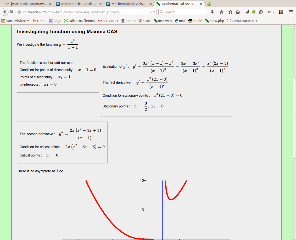 Download web tool or web app Mathematical Assistant on Web