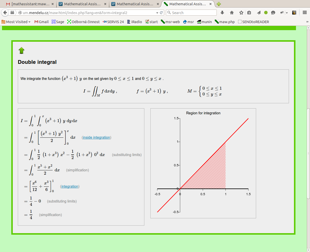 Download web tool or web app Mathematical Assistant on Web