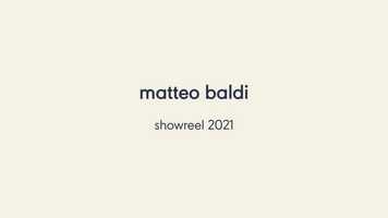 Free download Matteo Baldi | Showreel 2021 video and edit with RedcoolMedia movie maker MovieStudio video editor online and AudioStudio audio editor onlin