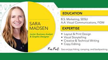 Free download Meet Sara Madsen, Junior Business Analyst  Graphic Designer video and edit with RedcoolMedia movie maker MovieStudio video editor online and AudioStudio audio editor onlin