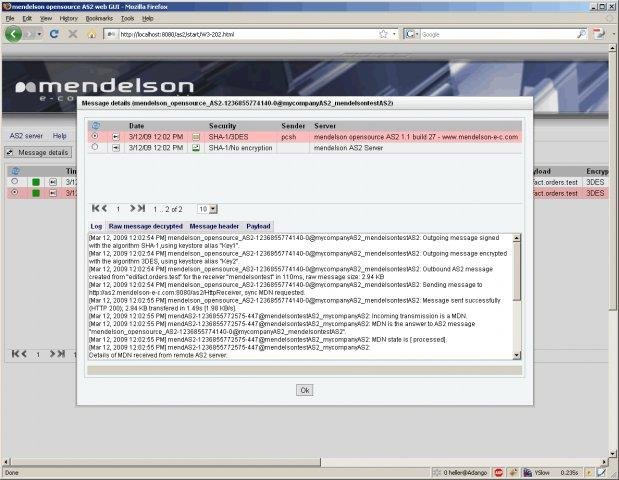 Download web tool or web app mendelson AS2