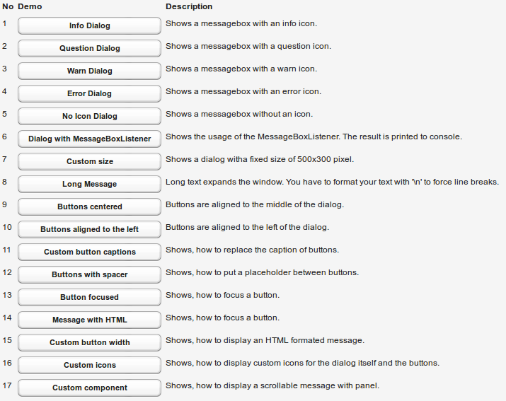 Download web tool or web app MessageBox