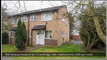 Free download Mid Terraced House to let in Cambridge for 785 per month video and edit with RedcoolMedia movie maker MovieStudio video editor online and AudioStudio audio editor onlin